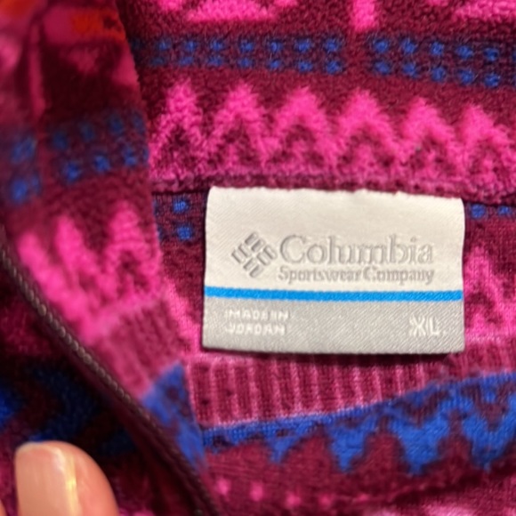 Womens size XL half zip Columbia fleece pullover - Picture 2 of 4